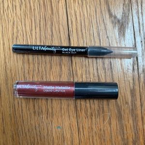 Ulta matte lip gloss and eye liner
